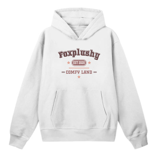 Foxplushy Comfy Land Hoodie(White)