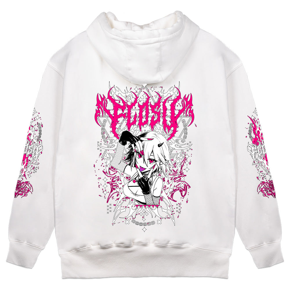 FlosV Hex-Metal Hoodie - White