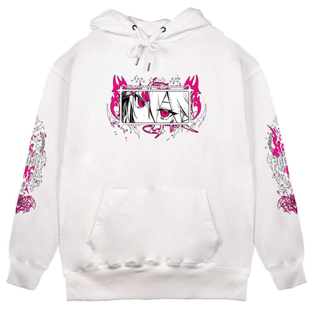 FlosV Hex-Metal Hoodie - White