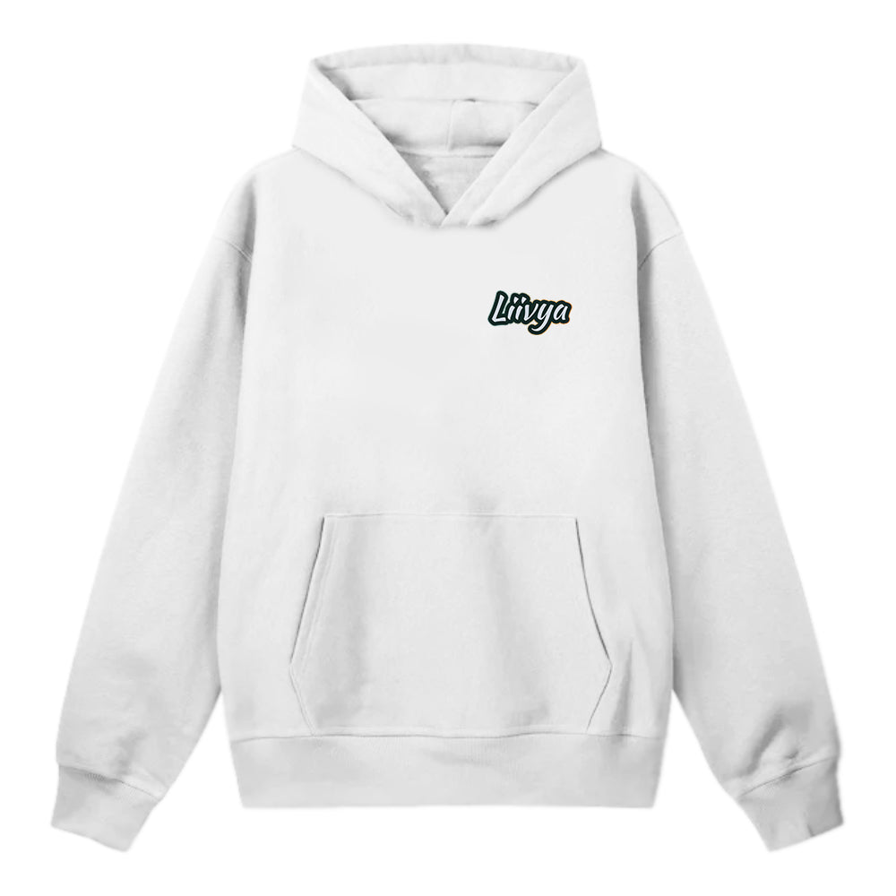 Liivya Peace Hoodie (White)
