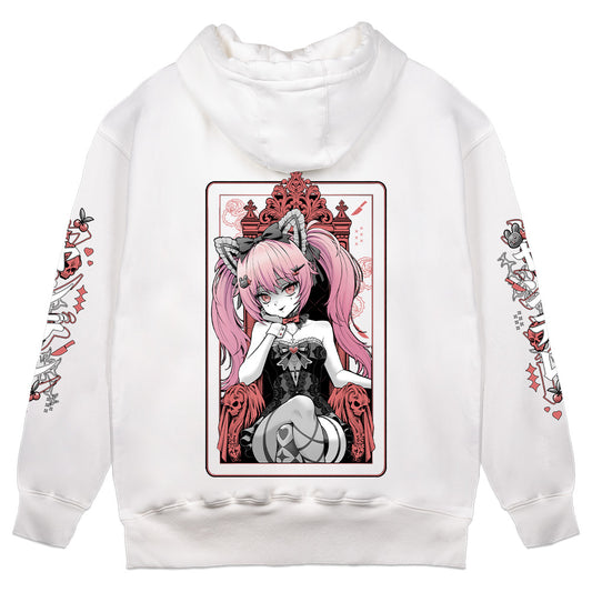 Miyukura Unhinged Hoodie -White