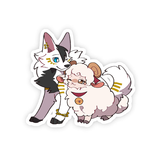 Winterwolve "Wolf & Sheep" Sticker