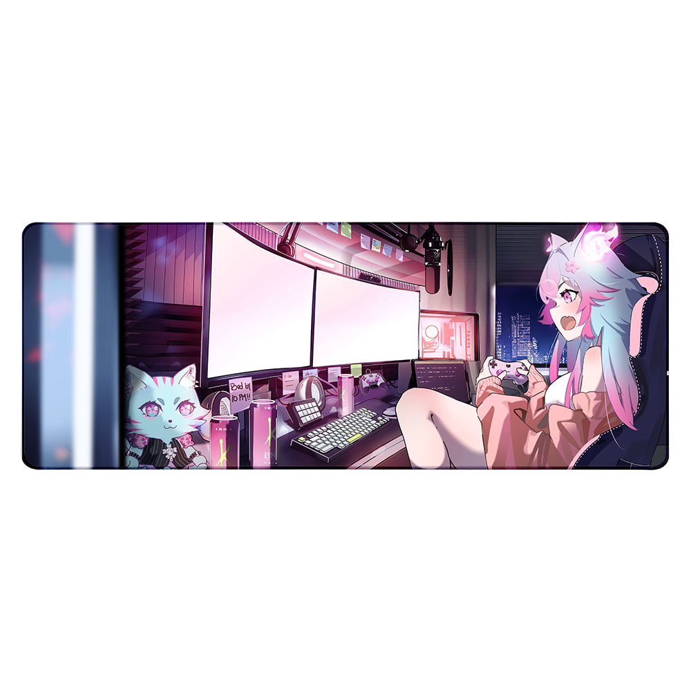 AkumaMikoVT Flashbang Gaming XL Mousepad – UwU Market