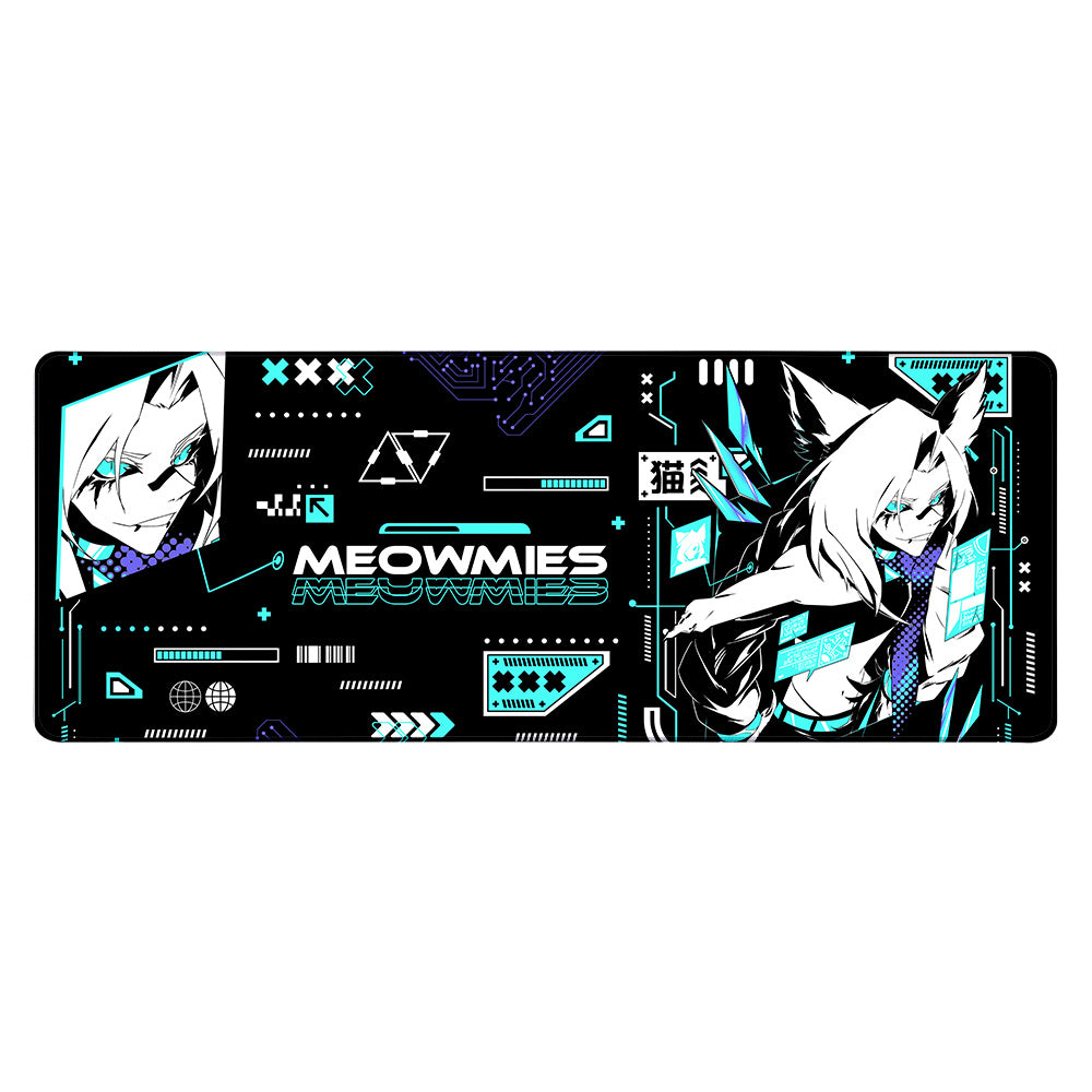 Meowmies "Cyber-Cat" XL Mousepad