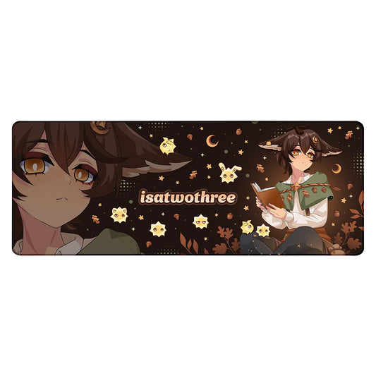 isatwothree "Cozy Storybook" XL Mousepad