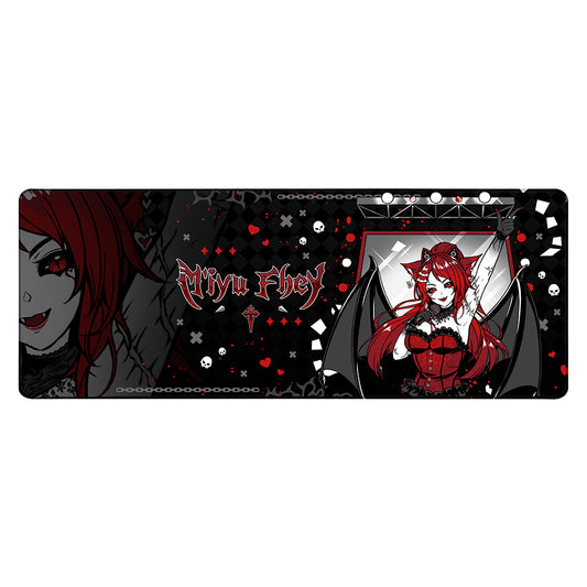 M'iyu Fhey "Vampire Catgirl DJ" XL Mousepad