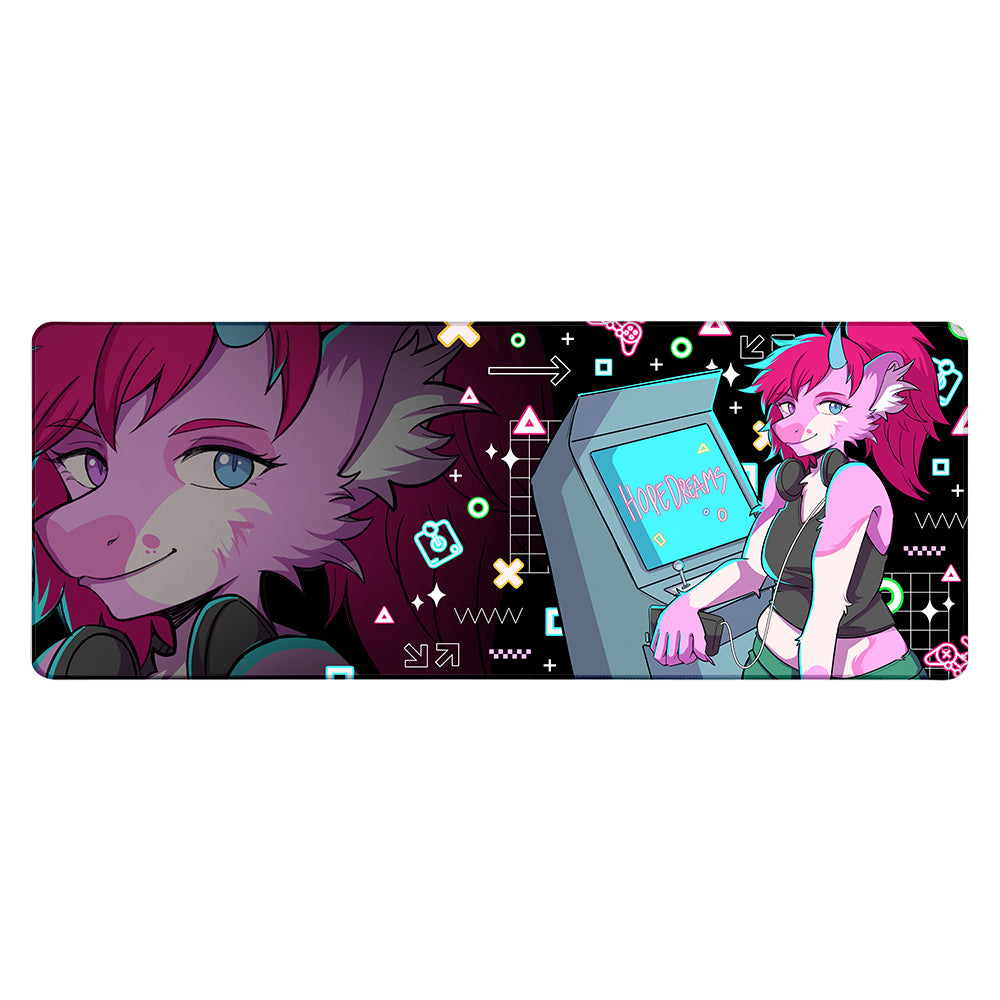 HopeDreams "Arcade Fever" XL Mousepad