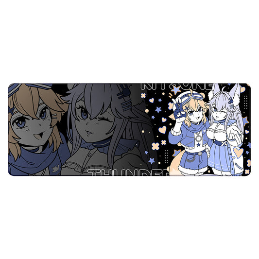 KitsuneThunder "Haru & Hina" XL Mousepad