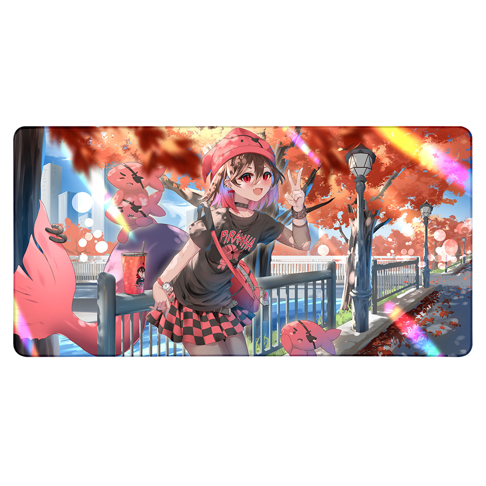 Akami Chiyo Piranha Punk Party XXL Mousepad
