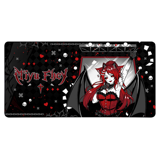 M'iyu Fhey "Vampire Catgirl DJ" XXL Mousepad