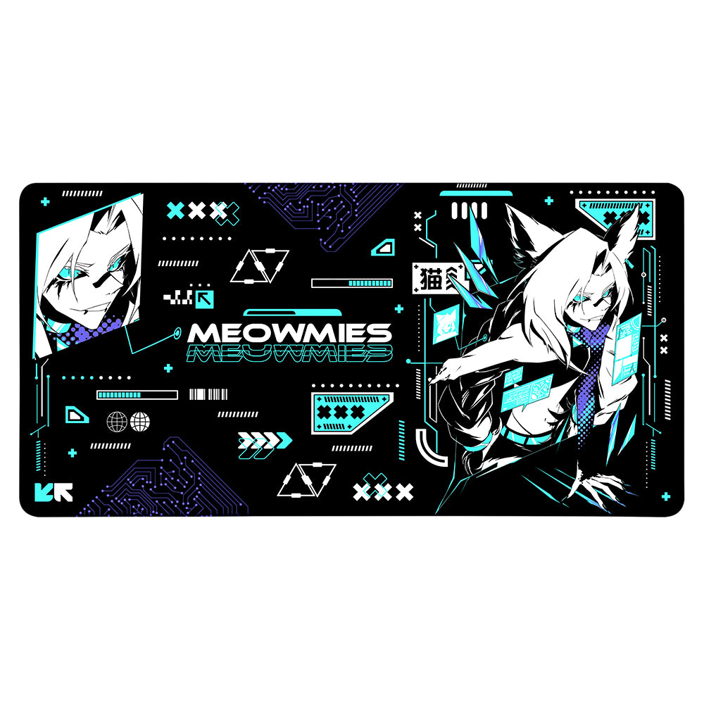 Meowmies "Cyber-Cat" XXL Mousepad