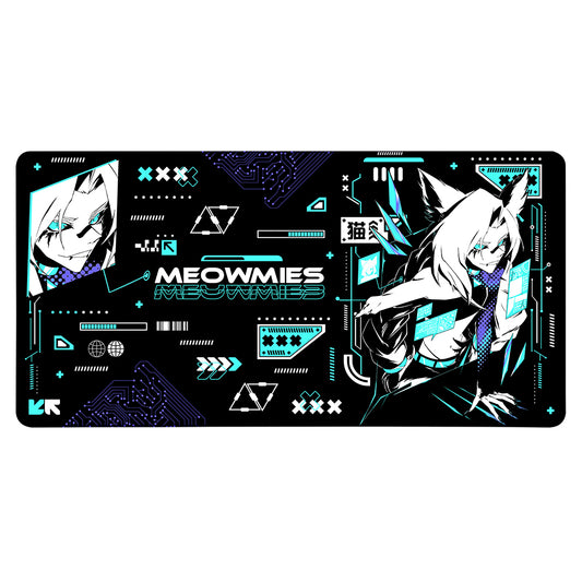 Meowmies "Cyber-Cat" XXL Mousepad