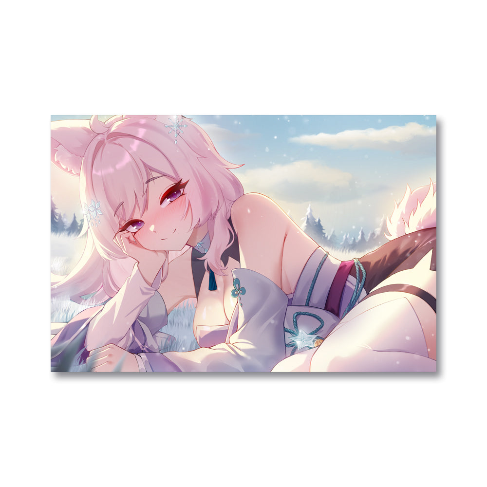 Yuki_Shima_Fox "Snowscape" Poster