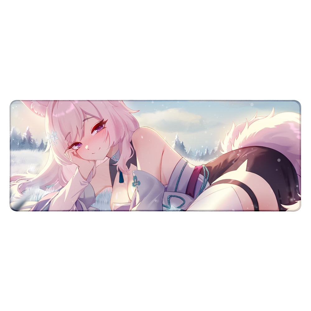 Yuki_Shima_Fox "Snowscape" XL Mousepad