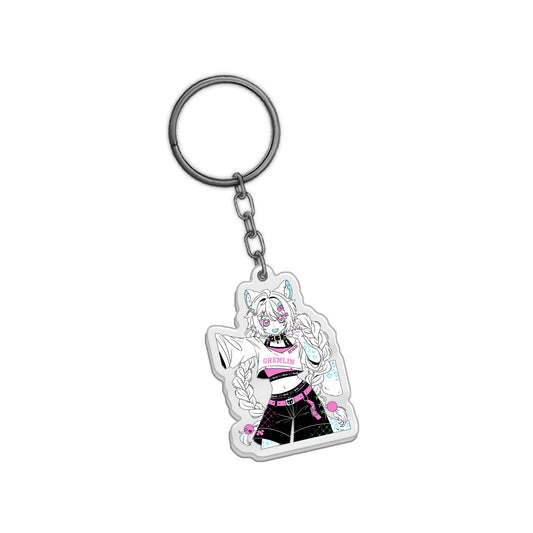 Yukiwaru Gremlin Keychain