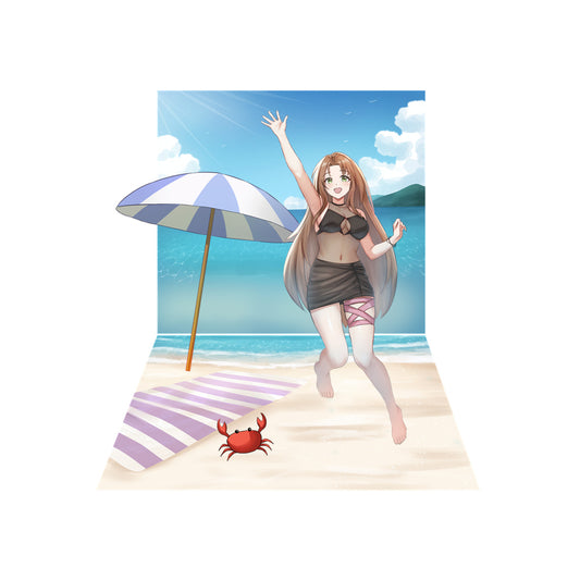 Zavalr Summer Shores Multi-Layer Standee