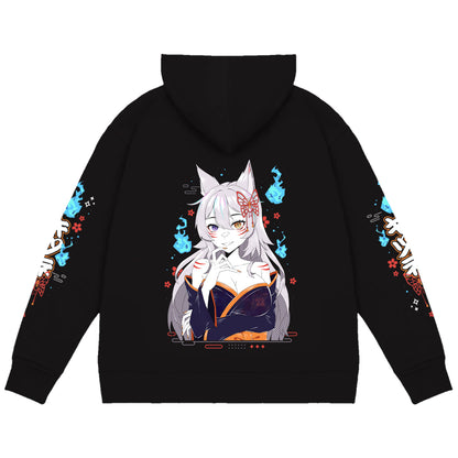 TsukiFoxGirl Zip Up Hoodie