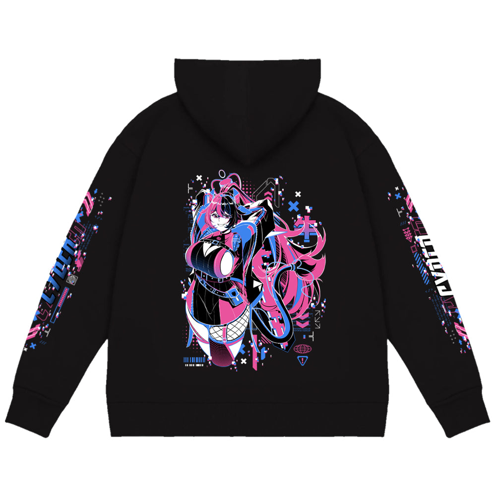 EuphoriaPlays "CyberCow" Zip Up Hoodie