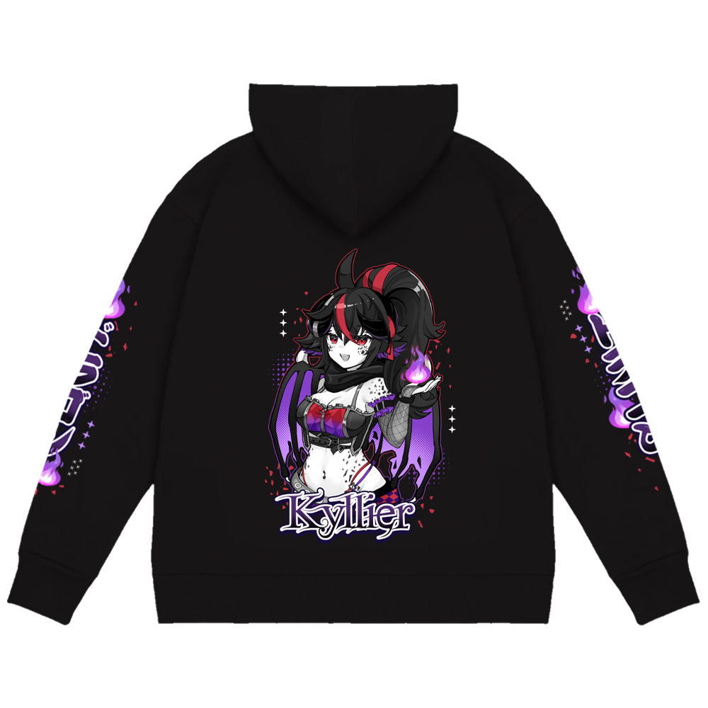 kyllier "Shadow Dragon" Zip-Up Hoodie