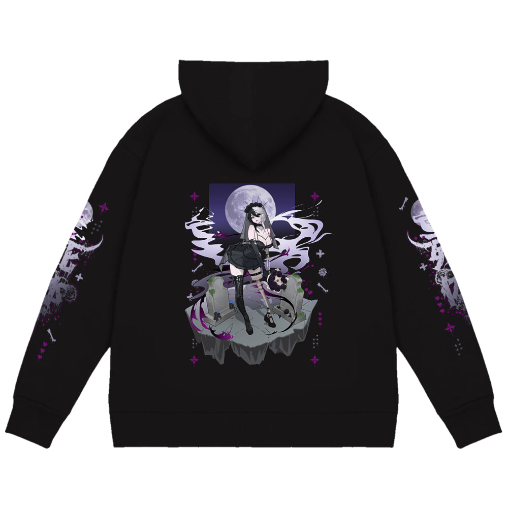 HereLiesElla Zip Up Hoodie
