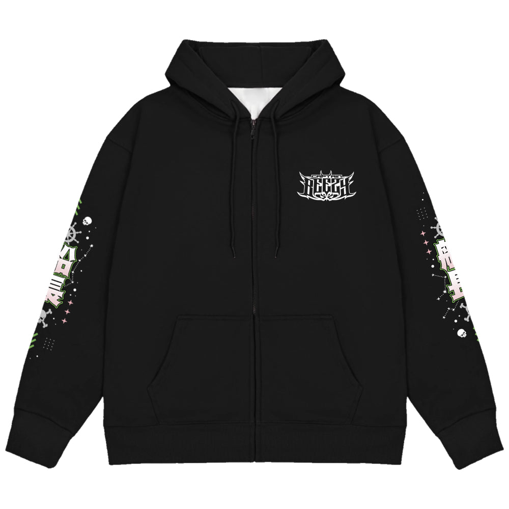 CaptainBeezy Zip Up Hoodie