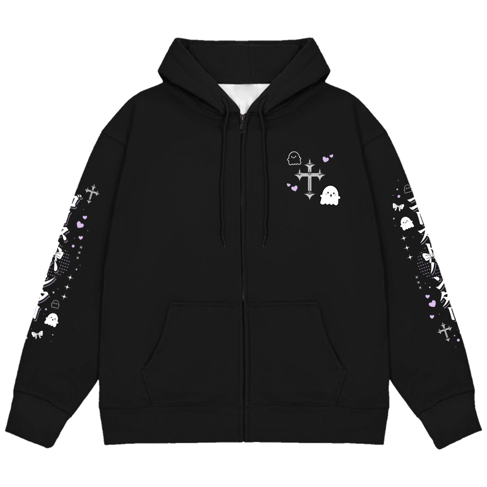 Ashdriel "Ghost Hunter"  Zip Up Hoodie
