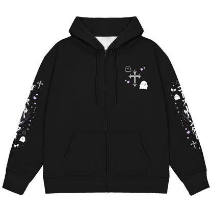Ashdriel "Ghost Hunter"  Zip Up Hoodie