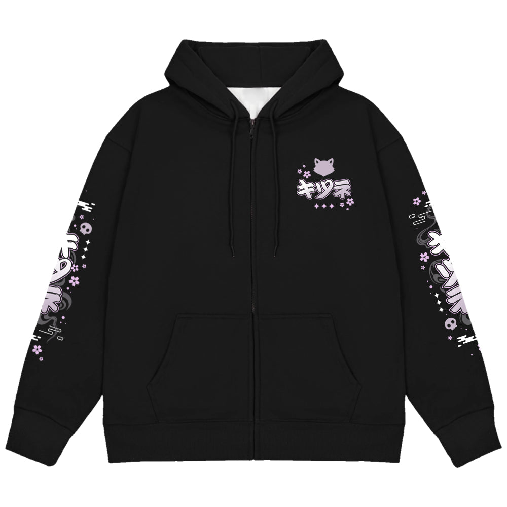 FoxyKuro Zip Up Hoodie