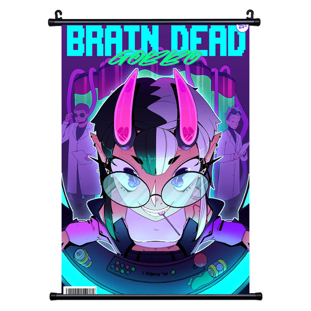 Zyona_gobbo "Brain Dead Gobbo' Wall Scroll