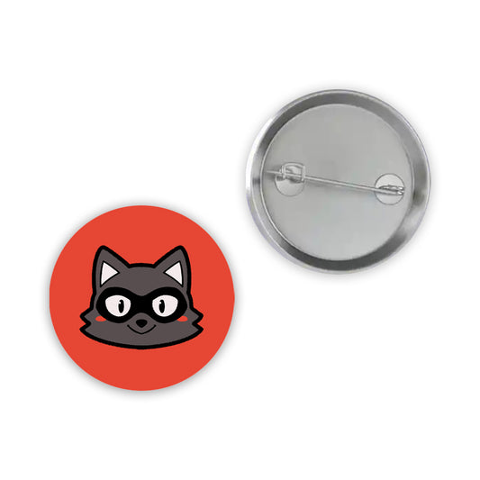 Elly Button Bandit Pin