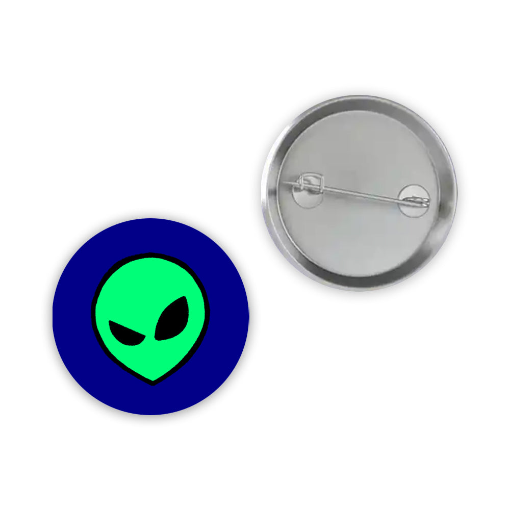 Elly Button Alien Pin
