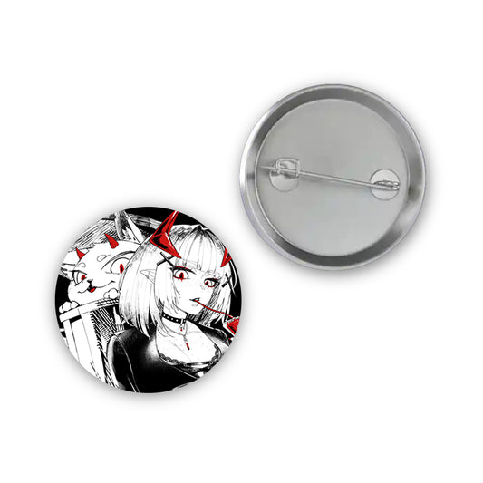 Viscerae Mischevious Button Pin