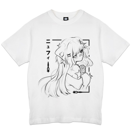 Nyufie Pray  White T-Shirt