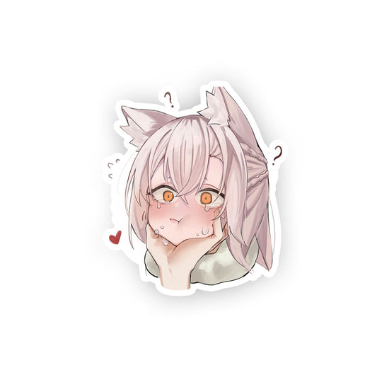 fruitiqt Flustered Sticker