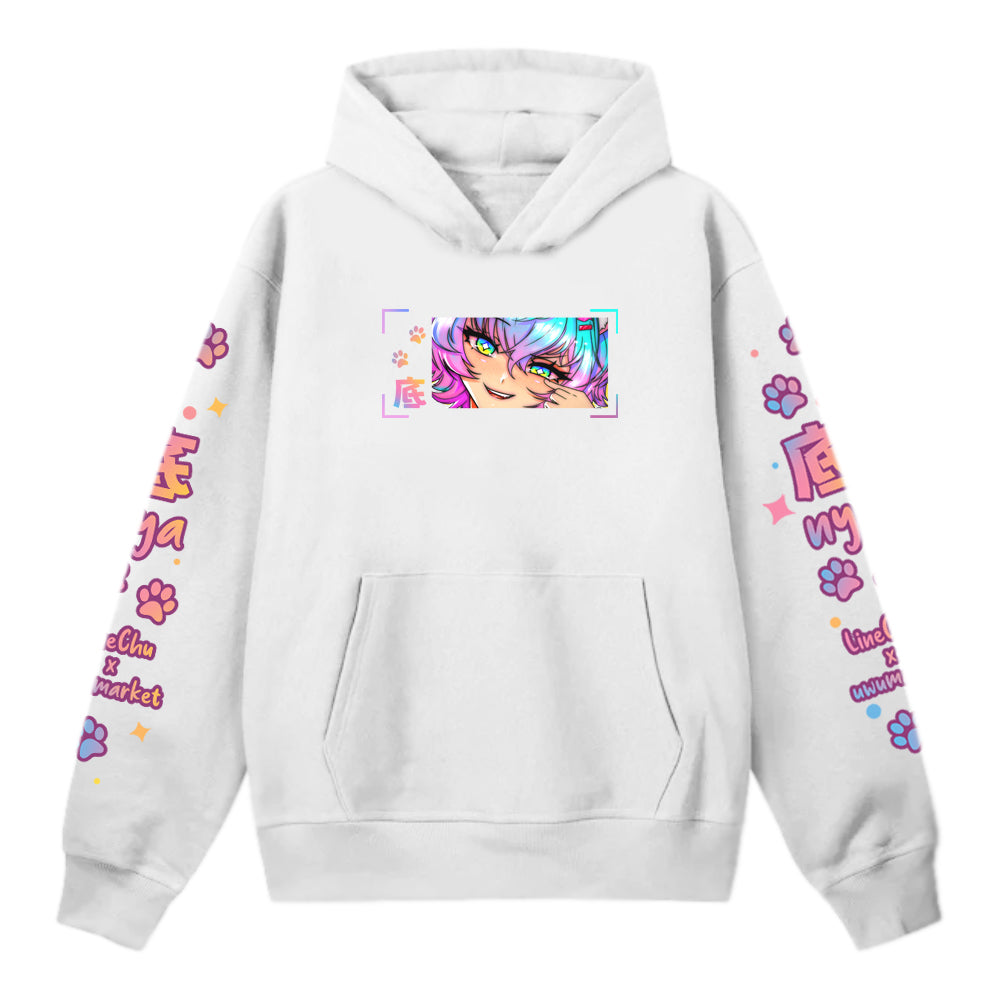 LineChu Glimmer Hoodie (White)