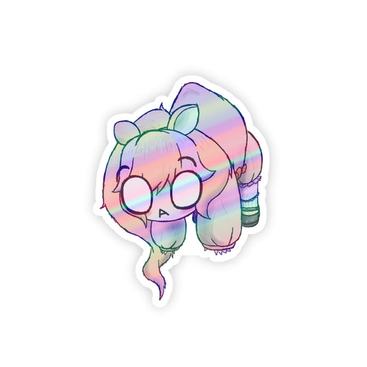 hampterofallhamster Holographic Sticker