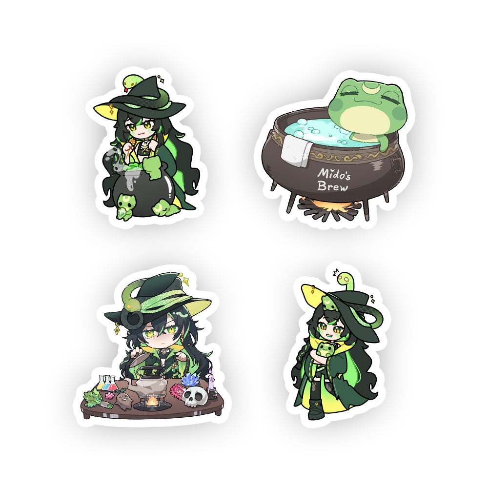 ItsMidorin Chibi Sticker Pack
