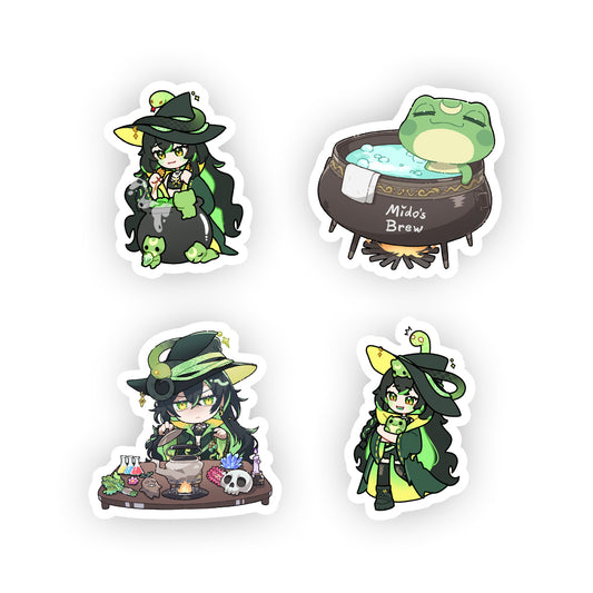 ItsMidorin Chibi Sticker Pack