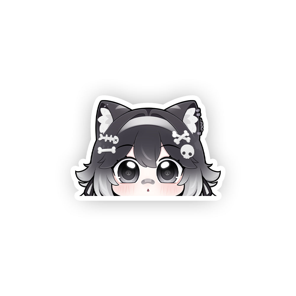 k1ttch3n Peeking Sticker