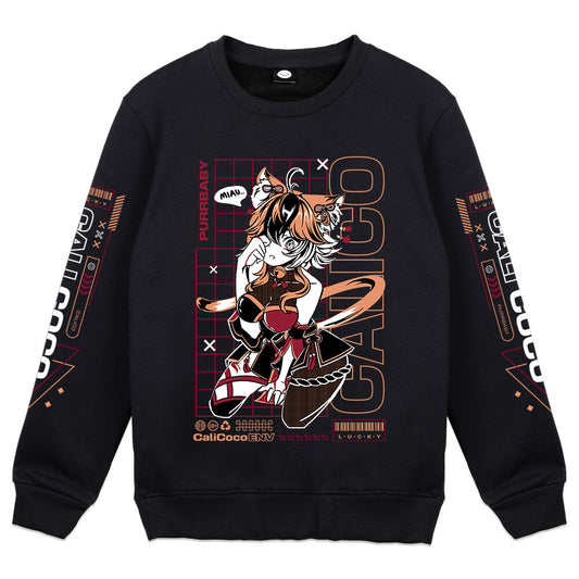 CaliCocoENV Lucky Cat Crewneck