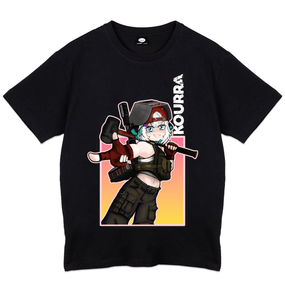 Kourra VokRat T-Shirt in classic black