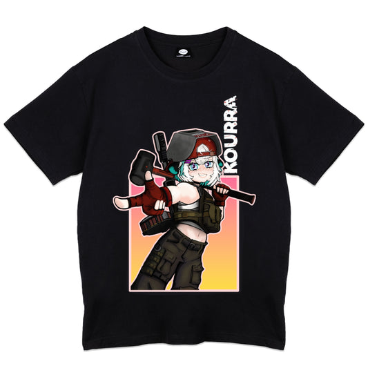 Kourra VokRat T-Shirt in classic black