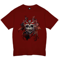 Vaal The Skull's Visage Dark Red T-Shirt