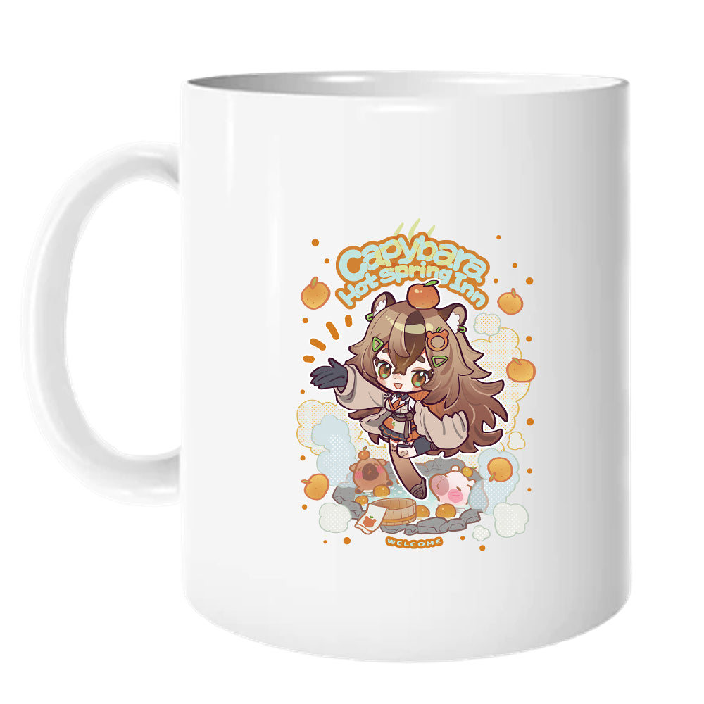 MikanVT 'Capy Hotspring Souvenirs' Mug