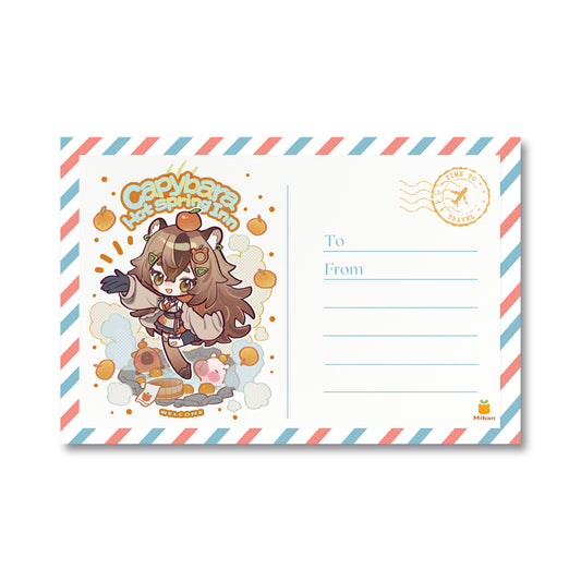 MikanVT 'Capy Hotspring Souvenirs' Postcard
