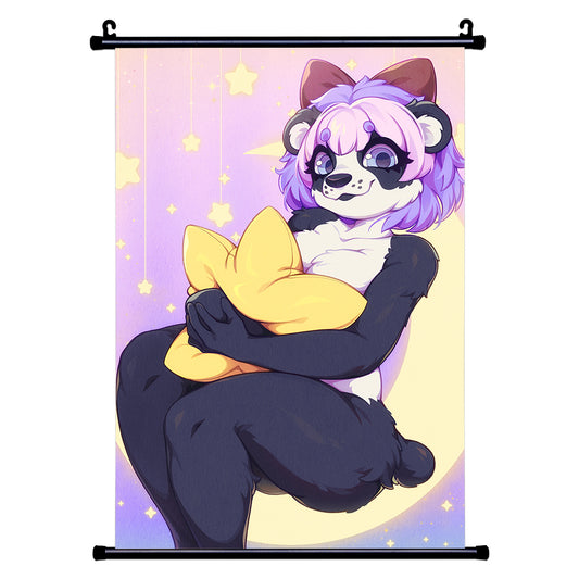 PescaPanda "magical panda" Wall Scroll