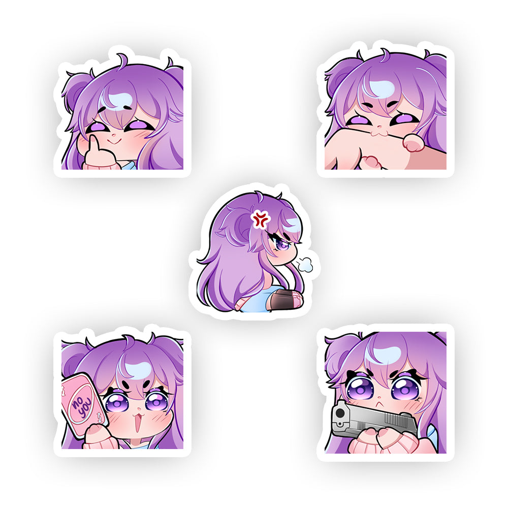 pockettrashvt Emote Sticker Pack 2