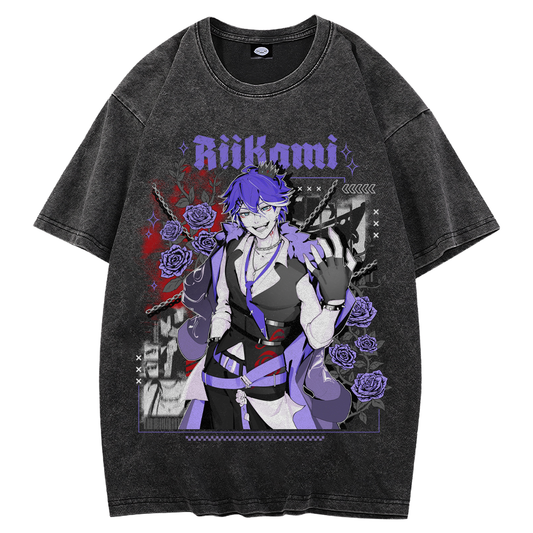RiiKami Acid Wash T-Shirt