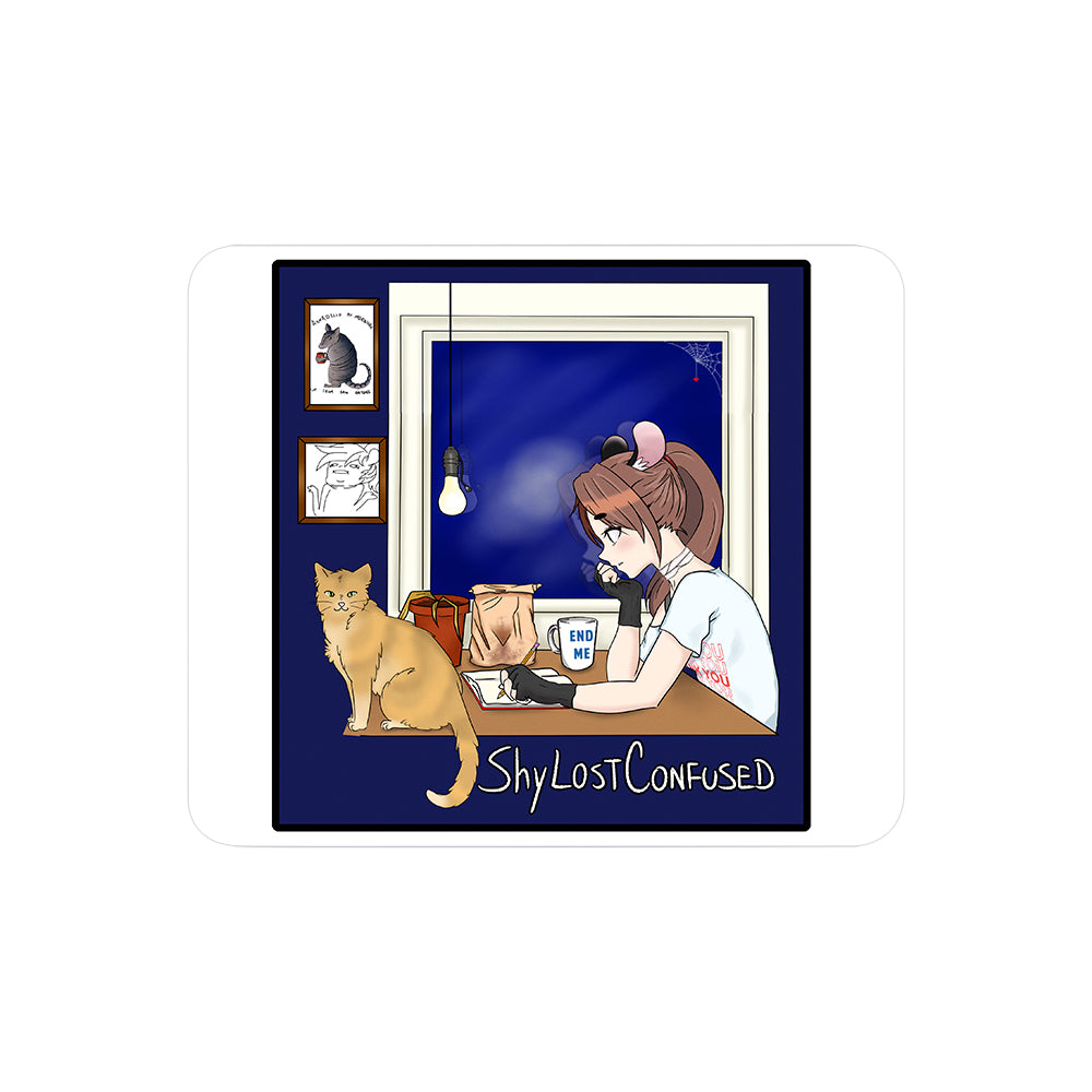 shylostconfused "Lofi" Mousepad