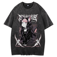 Strawb Grunge Acid Wash T-Shirt